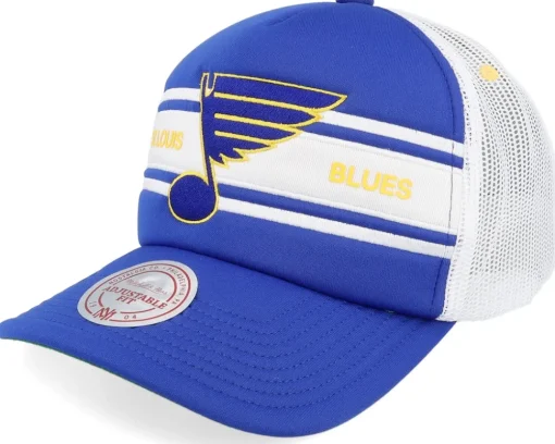 Trucker-Mitchell & Ness Detroit Wings Sideline Vintage /White A-frame Trucker - Red