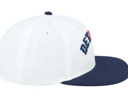 Snapback-American Needle Detroit Stars Archive 400 Ivory/Navy Snapback -