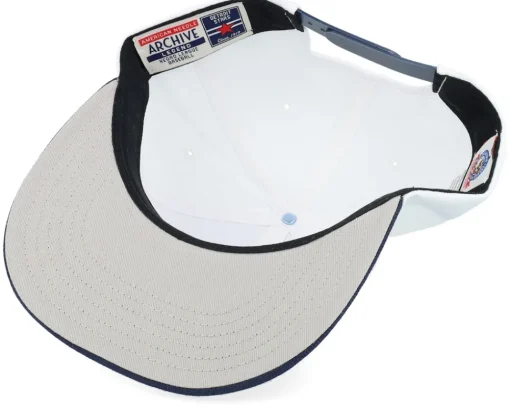 Snapback-American Needle Detroit Stars Archive 400 Ivory/Navy Snapback -