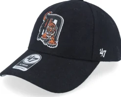 Adjustable-47 Brand Detroit Tigers Chain Stitch Snap Mvp Black Adjustable -