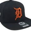 Snapback-47 Brand Detroit Tigers Sure Shot Captain Snapback - Black