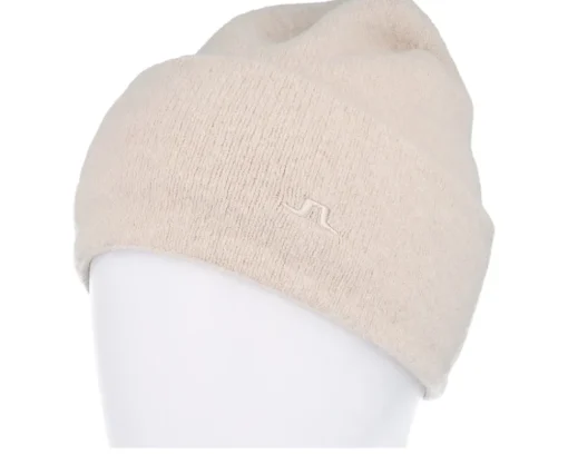 Hot J.Lindeberg Diamond Alpaca Mix Hat Moonbeam Cuff -