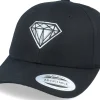 Adjustable-Iconic Diamond Gem Black Curved Adjustable -