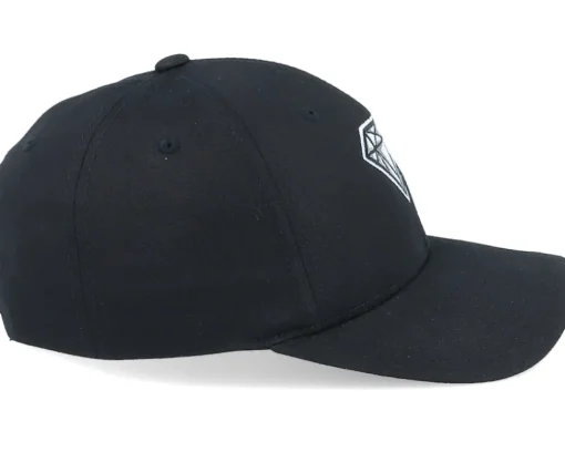 Adjustable-Iconic Diamond Gem Black Curved Adjustable -