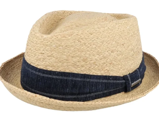 Online Stetson Diamond Raffia Beige Straw Hat -