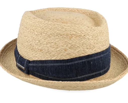 Online Stetson Diamond Raffia Beige Straw Hat -