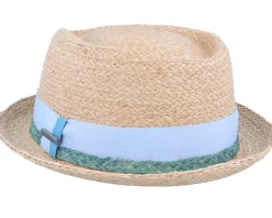 Straw Hat-Stetson Diamond Raffia Natural Straw Hat -