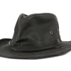 Trilby Hats-Stetson Diaz Co/Pe Brown Fedora -