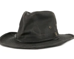 Trilby Hats-Stetson Diaz Co/Pe Brown Fedora -