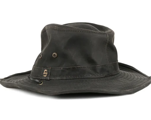Trilby Hats-Stetson Diaz Co/Pe Brown Fedora -