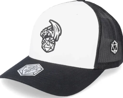 Best Critiql Hit Dice And Dragons White/Black Trucker -