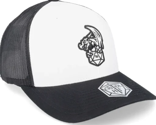 Best Critiql Hit Dice And Dragons White/Black Trucker -