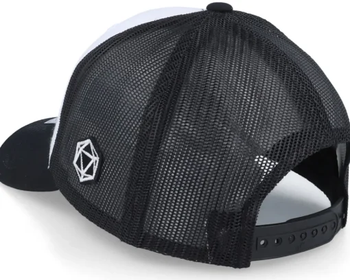 Trucker-Critiql Hit Dice Sword Patch White/Black Trucker -