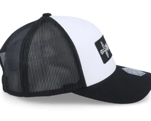 Trucker-Critiql Hit Dice Sword Patch White/Black Trucker -