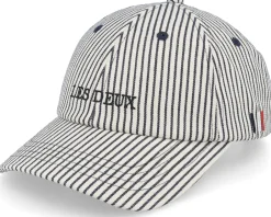 Online Les Deux Diego Stripe 2.0 Off White/Dark Navy Dad Cap -