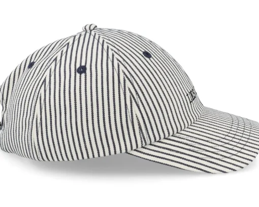 Online Les Deux Diego Stripe 2.0 Off White/Dark Navy Dad Cap -