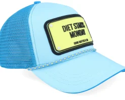 Clearance John Hatter & Co Diet Starts Monday Rubber Columbia Blue Rope A-Frame Trucker -