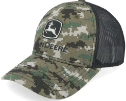Trucker-John Deere Digital Camo Black/Camouflage Trucker -