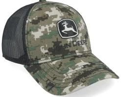 Trucker-John Deere Digital Camo Black/Camouflage Trucker -