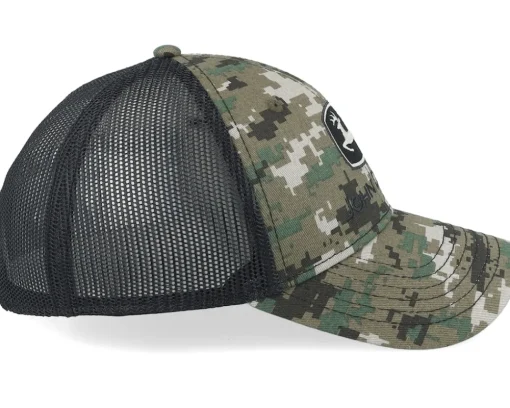 Trucker-John Deere Digital Camo Black/Camouflage Trucker -