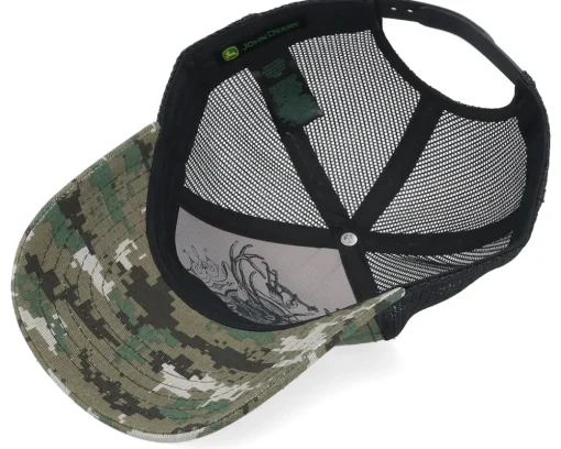 Trucker-John Deere Digital Camo Black/Camouflage Trucker -