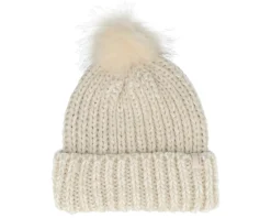 Online Brixton Dillon Beanie Off White/Dove Marl Pom -