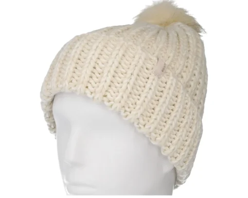 Online Brixton Dillon Beanie Off White/Dove Marl Pom -
