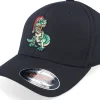 Flexfit-Ho-Ho-Hats Dinosaur Tyrannosaurus T-rex Santa Black Flexfit - Iconic