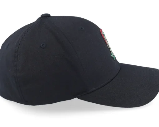 Flexfit-Ho-Ho-Hats Dinosaur Tyrannosaurus T-rex Santa Black Flexfit - Iconic