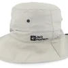 Buckets-Jack Wolfskin Diskovera Hat Misty Green Bucket -