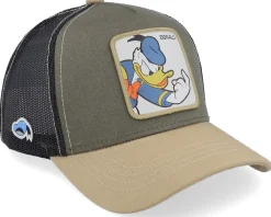 Trucker-Capslab Disney Donald Duck Olive/Beige/Black Trucker -