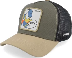 Trucker-Capslab Disney Donald Duck Olive/Beige/Black Trucker -
