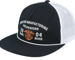 Trucker-Brixton Division Hat Black/White Trucker -