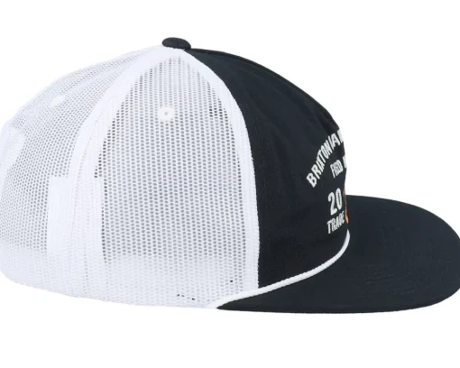 Trucker-Brixton Division Hat Black/White Trucker -