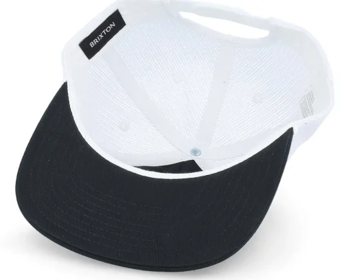 Trucker-Brixton Division Hat Black/White Trucker -