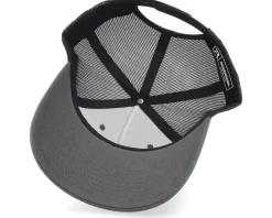 Trucker-Iconic Dobermann & Roses Grey A-framed Trucker -