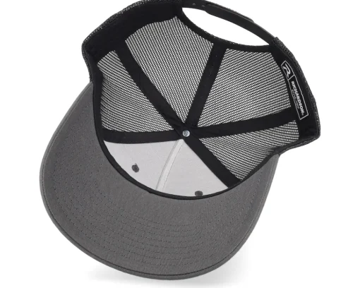 Trucker-Iconic Dobermann & Roses Grey A-framed Trucker -