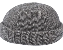 Best Stetson Docker Wool Herringbone Grey Docker -