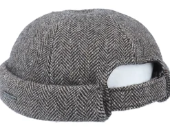 Best Stetson Docker Wool Herringbone Grey Docker -