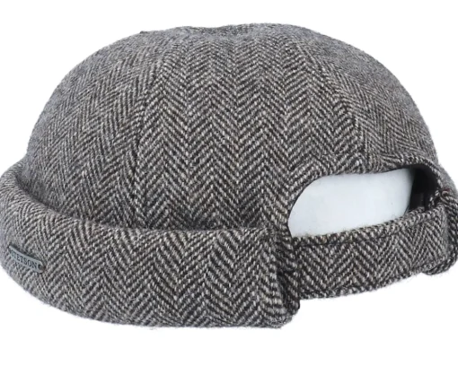 Best Stetson Docker Wool Herringbone Grey Docker -