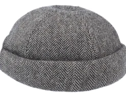 Best Stetson Docker Wool Herringbone Grey Docker -