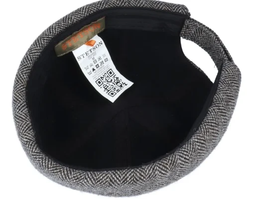 Best Stetson Docker Wool Herringbone Grey Docker -