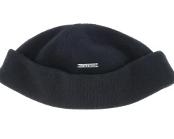 Short Beanies-Stetson Docker Wool/Cashmere Black Beanie -