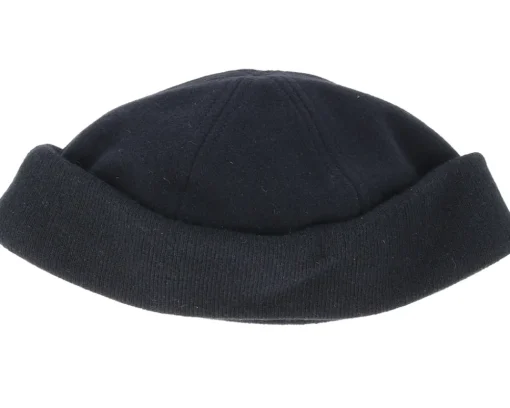 Short Beanies-Stetson Docker Wool/Cashmere Black Beanie -