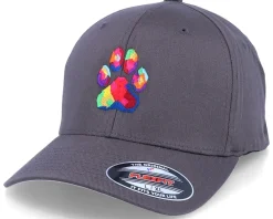 Flexfit-Iconic Dog Paw Colors Dark Grey Flexfit -