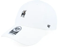 Outlet 47 Brand Dog-base Runner Icon 47 Clean Up Dad Cap - White