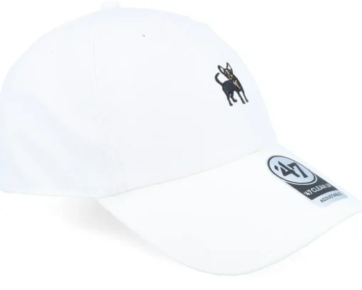 Outlet 47 Brand Dog-base Runner Icon 47 Clean Up Dad Cap - White