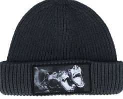 Short Beanies-Calza Pennello Dogs Beanie Harbour Grey Short Cuff -