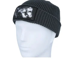Short Beanies-Calza Pennello Dogs Beanie Harbour Grey Short Cuff -