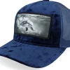 Trucker-Calza Pennello Dolphin Big Patch Velvet Navy Trucker - Blue
